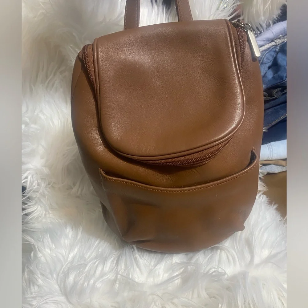 St. John's Bay Brown Backpack with Durable Design